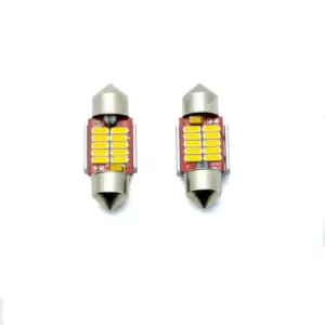 Einparts LED sofitne žarnice 12/24 V CANbus 12× SMD 4014, par