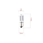 Einparts LED žarnice CANbus rdeča 66× SMD 2016, par