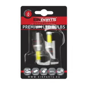 Einparts LED žarnice 9–32 V 6000 K 1× COB 360°, par