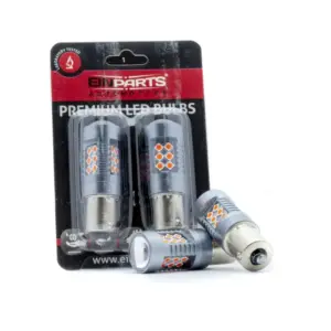 Einparts LED žarnice 9–16 V CANbus rdeča 24× SMD 3030, par
