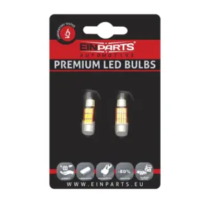 Einparts LED sofitne žarnice CANbus 12× SMD 4014, par