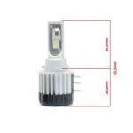 Einparts LED žarnice 12/24 V 6000 K CANbus, par