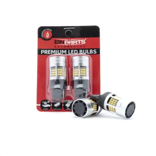 Einparts LED žarnice CANbus oranžna 1800 K 54× SMD 2016, par