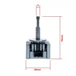 Einparts LED žarnice D-Series 12/24 V 6000 K 45 W 5000 lm CANbus, par