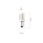 Einparts LED žarnice CANbus oranžna 1800 K 66× SMD 2016, par