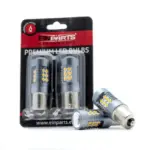 Einparts LED žarnice 9–16 V CANbus oranžna 1800 K 24× SMD 3030, par