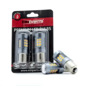 Einparts LED žarnice 9–16 V CANbus oranžna 1800 K 24× SMD 3030, par