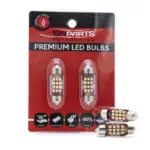 Einparts LED sofitne žarnice C5W 12/24 V CANbus 6000 K 12× SMD 2016, par