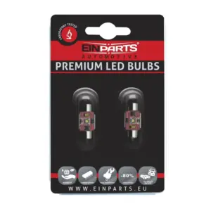 Einparts LED sofitne žarnice CANbus 6000 K 1× CREE XP-E, par