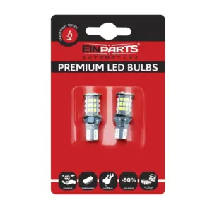 Einparts LED žarnice CANbus 6000 K 30× SMD 3020, par