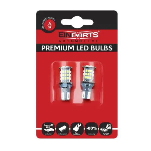 Einparts LED žarnice CANbus 6000 K 30× SMD 3020, par