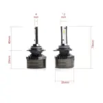 Einparts LED žarnice Seoul CSP 12/24 V 6000 K 30 W 5000 lm CANbus, par
