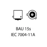 Einparts LED žarnice CANbus oranžna 1800 K 30× SMD 3020, par
