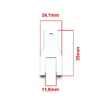 Einparts adapter (nosilec) ksenonske žarnice H7 (VW Golf V, Passat B6, Jetta, Touran)