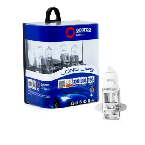 Sparco halogenske žarnice H3 12 V 55 W 3000 K, par