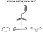 Bull-X izpušni sistem 3" Y-Style ECE za VAG 1K 1.4/1.8–2.0 T(F)SI FWD