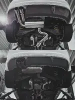 Bull-X izpušni sistem 3" ECE za Audi S3 8P quattro 2.0 TFSI, 265 KM