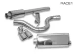 Bull-X izpušni sistem 3" Race 1 za Ford Fiesta ST180/ST200 Mk.7