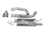 Bull-X izpušni sistem 3" ECE za VAG 1.8T in 1.9 TDI (Golf 4, A3 8L, Leon 1M)