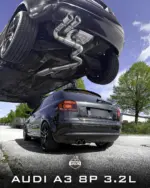 EGO-X izpušni sistem 3,5" za Audi S3 8P quattro 256/265 KM