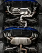 EGO-X izpušni sistem 3,5" ECE za VW Golf 7 R pred prenovo, 300 KM