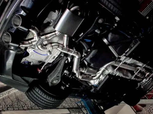 EGO-X izpušni sistem 3,5" na 2x 3" za VW Eos 1F 3.2/3.6 V6