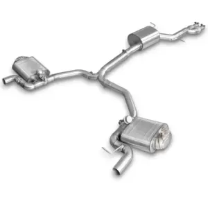 EGO-X izpušni sistem 3" z loputo za Audi A6/A7 C7 (4G)