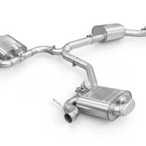 EGO-X izpušni sistem 3" z loputo za Audi A4/A5 in S4/S5 B8