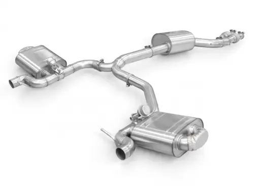 EGO-X izpušni sistem 3" z loputo za Audi A4/A5 in S4/S5 B8