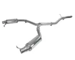 Bull-X izpušni sistem 2,75" ECE za Audi A4/A5 B8 2.0–3.0 TDI