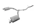 Bull-X izpušni sistem 70 mm/2,75" za Audi A4/A5 B8 1.8–2.0 TFSI