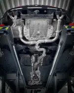 EGO-X izpušni sistem 3,5" z loputo ECE za Golf 8 R Variant in Cupra Leon KL ST 4WD