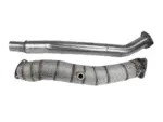Bull-X downpipe 2,75" s katalizatorjem in cevjo za zamenjavo DPF za Audi A6 C6 2.7–3.0 TDI
