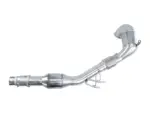 Bull-X downpipe EGO 84–121 mm z ECE za VW Polo VI GTI AW1 2.0 TSI 200 KM