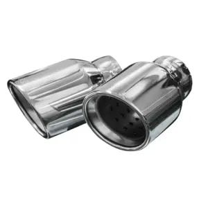 Bull-X izpušni nastavki tip 2, zavihani rob, 2x100 mm (A:64 mm) za Seat Leon Cupra