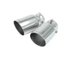 Bull-X izpušni nastavki Tip 1, ostri, 2 × 100 mm z adapterjem 64/76 mm