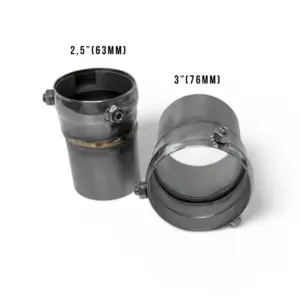 HG Motorsport izpušni nastavki s krogelnim priključkom iz nerjavnega jekla 63/76/89 mm