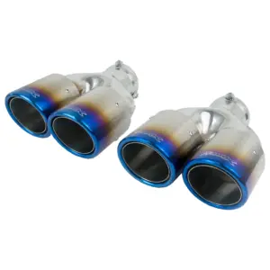 Bull-X izpušni nastavki Y-Style tip 19 iz titana, 4 × 101 mm (priključek 2 × 76 mm)