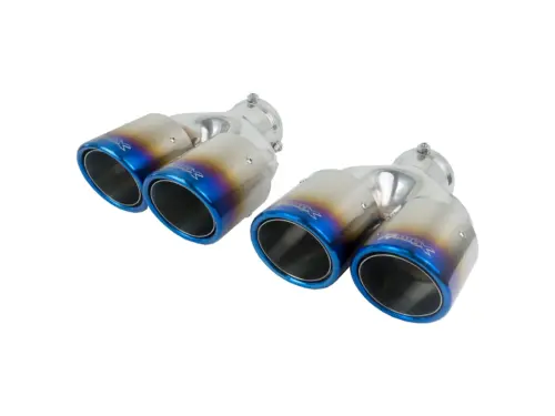 Bull-X izpušni nastavki Y-Style tip 19 iz titana, 4 × 101 mm (priključek 2 × 76 mm)