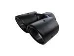 Bull-X izpušni nastavki Y-Style Typ 21 Carbon ravni 2x76 mm, priključek 60 mm