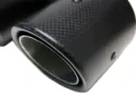 Bull-X izpušni nastavki Y-Style Typ 21 Carbon ravni 2x76 mm, priključek 60 mm