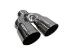 Bull-X izpušni nastavki Y-Style Tip 11, 2x76 mm, priključek 64/76 mm