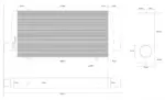 HF-Series univerzalni intercooler HFS 540 × 280 × 76 mm