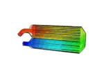 HF-Series intercooler komplet 540×280×40 mm za VW Polo 9N3 1.8T GTI
