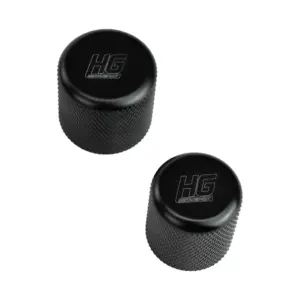 HG Motorsport pokrovi klimatskega sistema, črni, za R134a/R1234yf