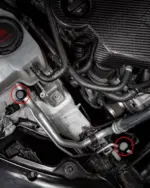 HG Motorsport pokrovi klimatskega sistema, črni, za R134a/R1234yf