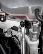 HG Motorsport pokrovi klimatskega sistema, črni, za R134a/R1234yf
