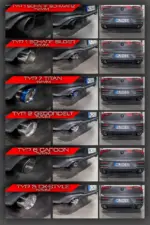 HG Motorsport izpušni nastavki za VW Golf 8 GTI/Clubsport 245/300 KM