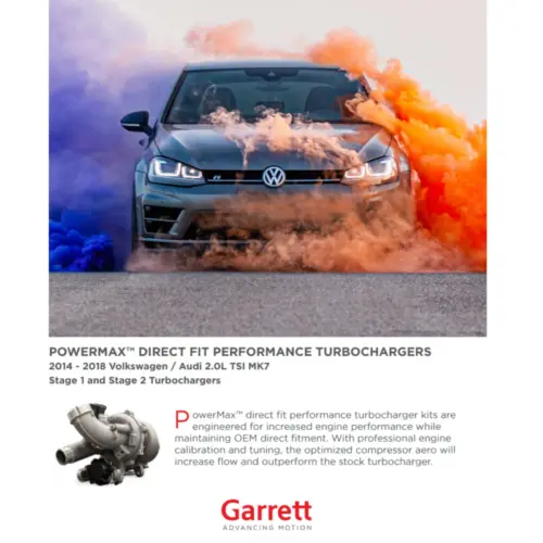 Garrett PowerMax Stage 1 turbina GT2260S za VAG EA888 Gen3 (do 485 KM)