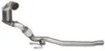 HJS downpipe 76 mm za VW Arteon I, VW Golf VII in druga vozila (brez OPF)